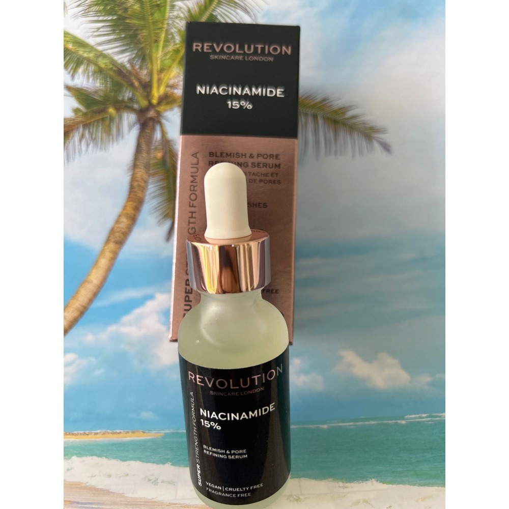 Revolution Skincare London Niacinamide 15% Blemish & Pore Refining Serum NIB